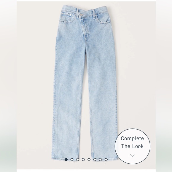 Abercrombie & Fitch Ultra High Rise 90s Straight Jean size 26XS - Picture 4 of 8